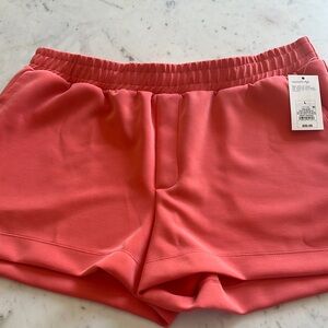 A New Day Pink Athletic Shorts Elastic Waistband Lightweight